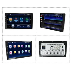 Din 2Autorradio con pantalla táctil - Android 10 - 2DIN - WiFi - GPS - Bluetooth - FM - AM - RDS - SWC - DSP