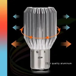 LucesBombilla LED para faro de moto - H6 BA20D - 6000K