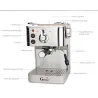 CocinaGustino 19 Bar - cafetera semiautomática - espumador de leche - acero inoxidable