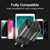 CargadoresCargador de 3 puertos USB - Carga rápida 3.0