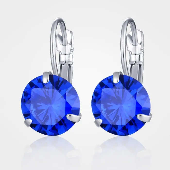 Elegant earrings - with cubic zirconiaEarrings
