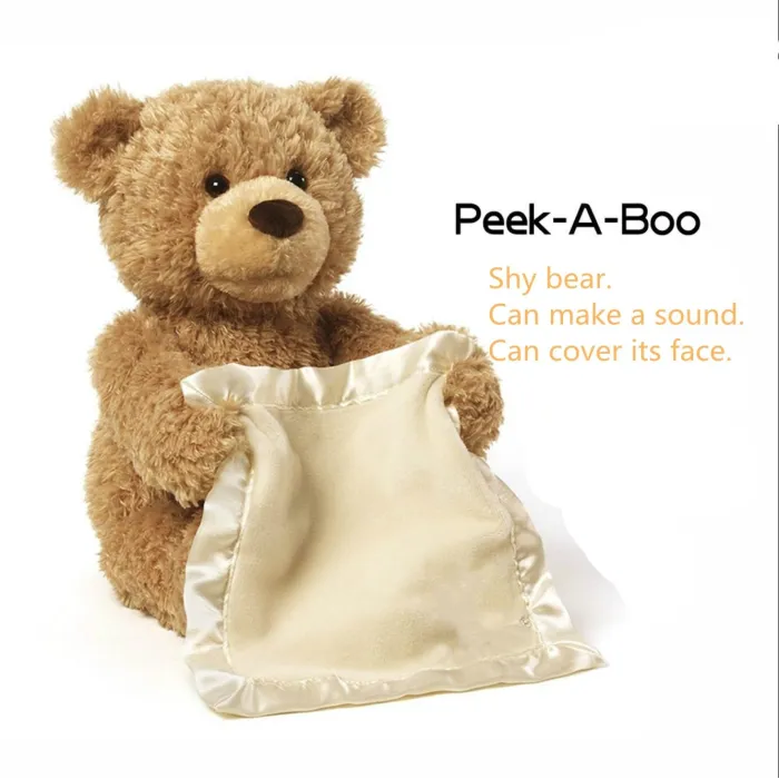 Peekaboo bear - talking plush toyCuddly toys