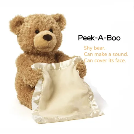 Animales de peluchePeekaboo bear - peluche parlante