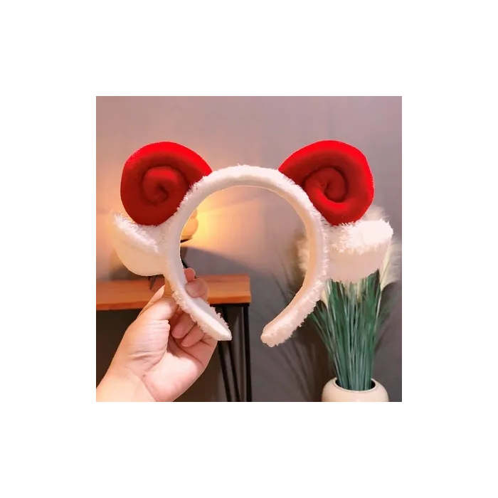 Decorative plush headband - sheep horns / rabbit earsHats & caps