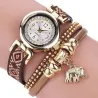 PulseraPulsera multicapa - con reloj / pedrería / elefante