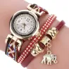 PulseraPulsera multicapa - con reloj / pedrería / elefante