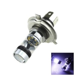 H4Faro de coche - Bombilla LED - H4 9003 - COB - 100W - 1800lm - 6000K