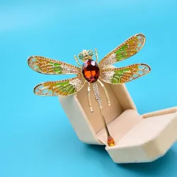 BrochesGran libélula de cristal - broche
