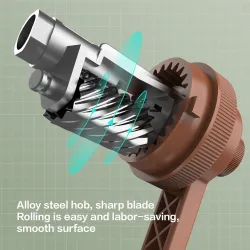 Manual pencil sharpener - adjustable thicknessPencil sharpeners