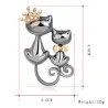 BrochesBroche gatos dobles