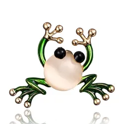 Brochesbroche rana verde