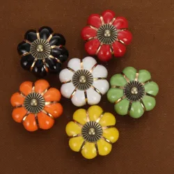 MueblesPomo para mueble vintage - tirador - forma de calabaza