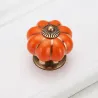 Vintage furniture knob - handle - pumpkin shapeFurniture