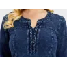 Knitted denim dress - plus sizeDresses
