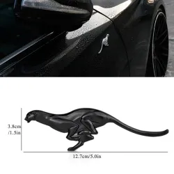 PegatinasLeopardo de metal - emblema - pegatina para coche