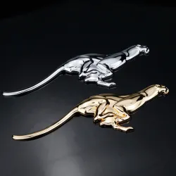 PegatinasLeopardo de metal - emblema - pegatina para coche