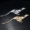 PegatinasLeopardo de metal - emblema - pegatina para coche