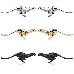 PegatinasLeopardo de metal - emblema - pegatina para coche
