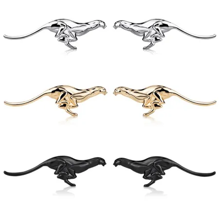 PegatinasLeopardo de metal - emblema - pegatina para coche