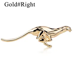 PegatinasLeopardo de metal - emblema - pegatina para coche