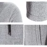 ChaquetasElegante suéter cálido - suéter largo con capucha