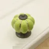 MueblesTirador para mueble de cerámica - pomos en forma de calabaza