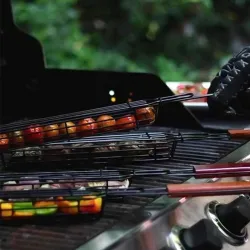 BBQ grilling basket - meat / vegetables roasting toolBBQ