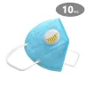 Mascarillas bucalesKN95 - PM2.5 - mascarilla de protección bucal / facial - con válvula de aire - antibacteriana - anti coron...