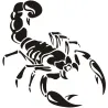 PegatinasEscorpión 3D - pegatina para coche