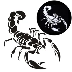 PegatinasEscorpión 3D - pegatina para coche