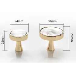 Round furniture handles - knobs - wall hooksFurniture