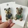 BrochesBroche de oso de cristal