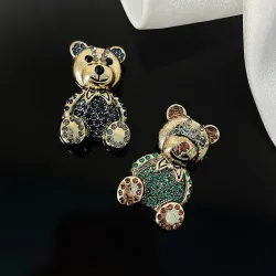 BrochesBroche de oso de cristal