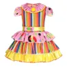 Clown dress - costume - colorful stripes / polka dotsCostumes