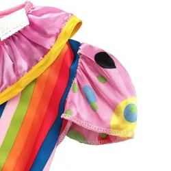 DisfracesVestido de payaso - disfraz - rayas de colores / lunares