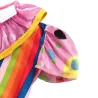 DisfracesVestido de payaso - disfraz - rayas de colores / lunares