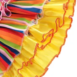 DisfracesVestido de payaso - disfraz - rayas de colores / lunares