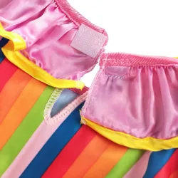 DisfracesVestido de payaso - disfraz - rayas de colores / lunares