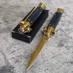 Cuchillos & multitoolsNavaja plegable - hoja de acero - mango de madera
