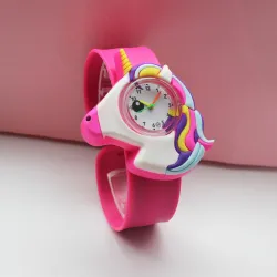 RelojReloj de cuarzo de silicona - pulsera - unicornio / oso / dinosaurio / tigre