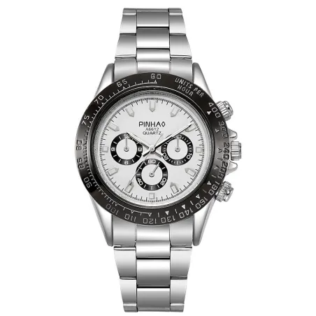 RelojesReloj de cuarzo de lujo - acero inoxidable