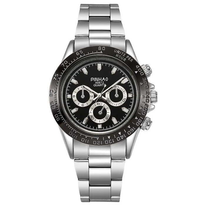 RelojesReloj de cuarzo de lujo - acero inoxidable