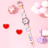 RelojReloj de cuarzo para niños - correa de silicona con unicornio
