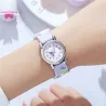 RelojReloj de cuarzo para niños - correa de silicona con unicornio