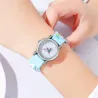 RelojReloj de cuarzo para niños - correa de silicona con unicornio