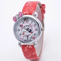 RelojReloj de cuarzo para niños - diseño de gato