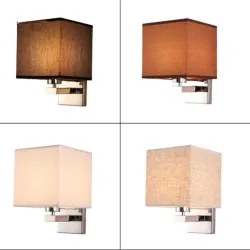 ApliquesAplique LED - lámpara textil moderna - E27 - 5W