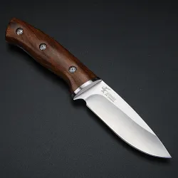 Cuchillos & multitoolsCuchillo táctico / de caza - mango de madera