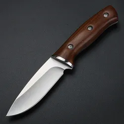 Cuchillos & multitoolsCuchillo táctico / de caza - mango de madera