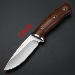 Cuchillos & multitoolsCuchillo táctico / de caza - mango de madera